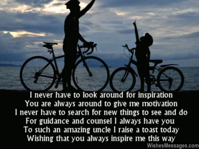 Beautiful birthday quote from nephew or niece to write in a greeting card