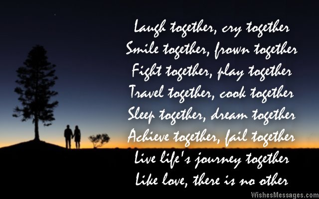 Beautiful poem about love for newly engaged couple