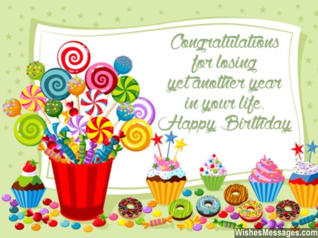 Birthday humor greeting card funny wish