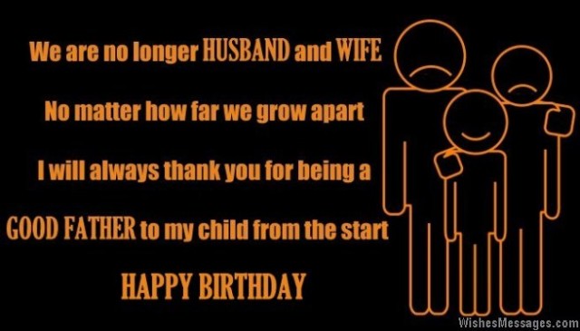 Birthday wish for ex-husband