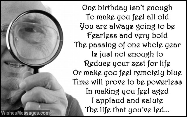 Inspirational birthday poem for grandpa