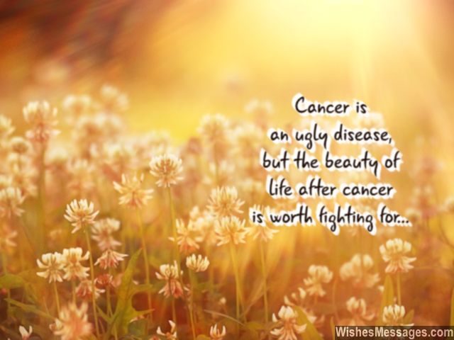 Motivation to fight cancer beauty of life after recovery