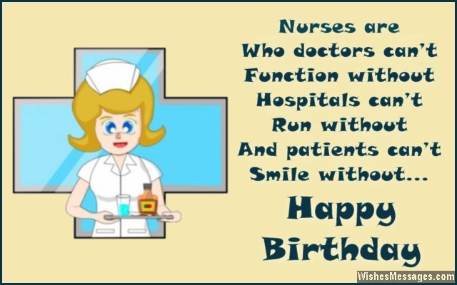 Motivational birthday greeting message for nurses