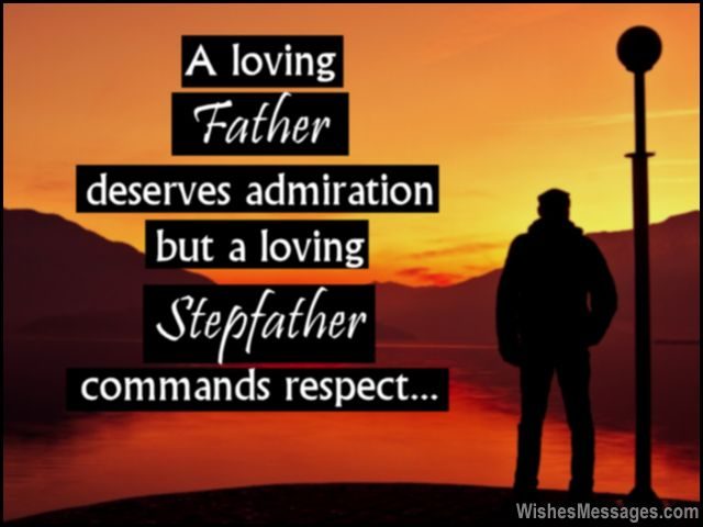 Sweet birthday quote for stepdad to write in a greeting card
