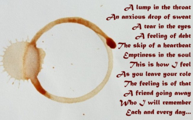 Sweet goodbye poem for colleagues farewell speech